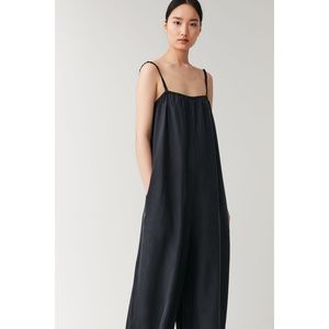 NWT COS Wide Mulberry Silk Jumpsuit